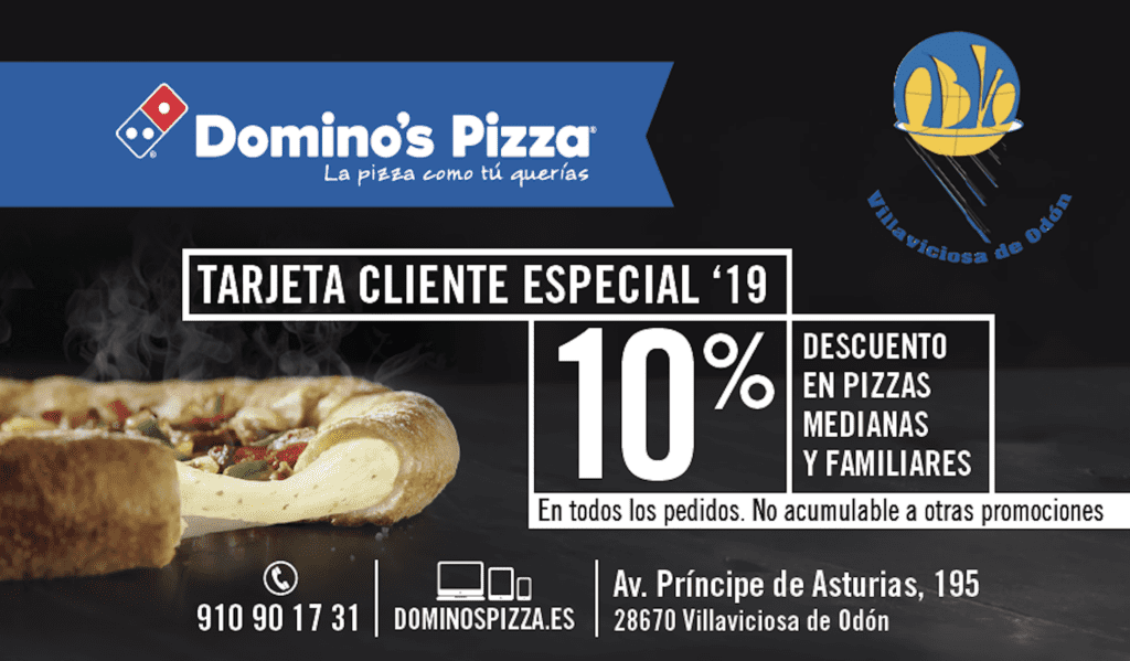 DOMINO’S PIZZA NUEVO COLABORADOR DE ABVO