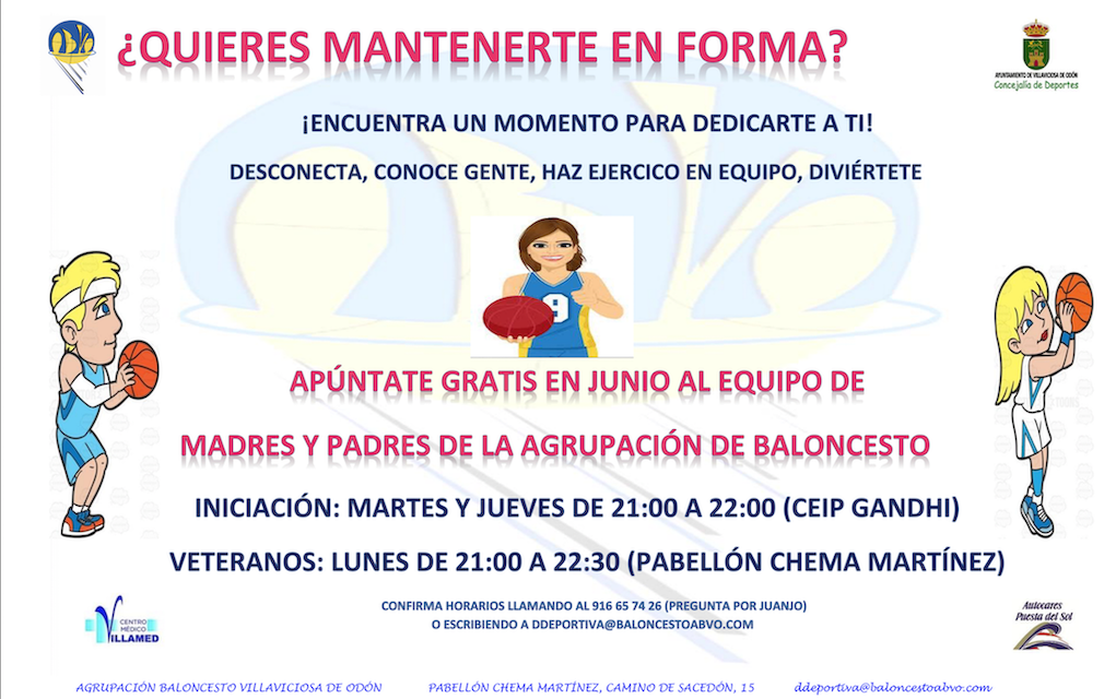 ¿QUIERES MANTENERTE EN FORMA?